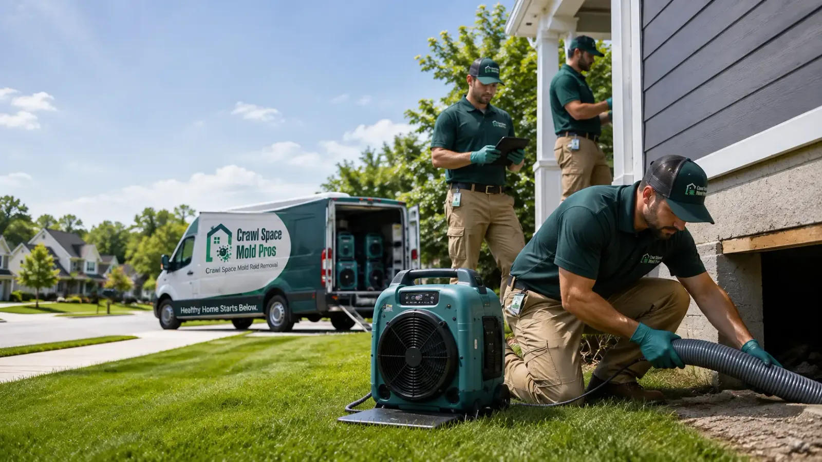 Crawl Space Mold Removal in New London, NH